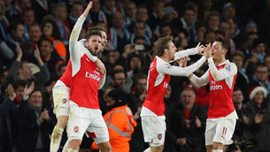 Arsenal v Manchester City - Barclays Premier League - Emirates Stadium