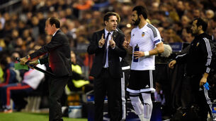 Valencia CF v Olympique Lyonnais - UEFA Champions League