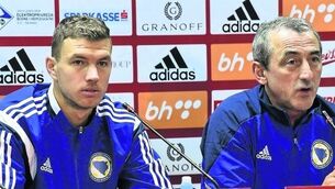 VIDEO: Edin Dzeko says there is a 50-50 chance Bosnia will beat Ireland