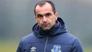 Soccer - UEFA Europea League - Round of 16 - First Leg - Everton v Dynamo Kyiv - Everton Training Session and Press Conference -