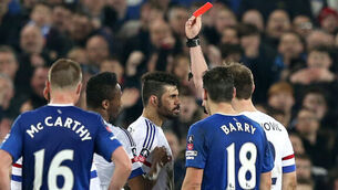 Gus Hiddink can’t control Chelsea bad boy Diego Costa