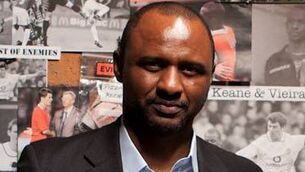 Roy Keane compares Patrick Vieira to Paul Scholes in gushing tribute