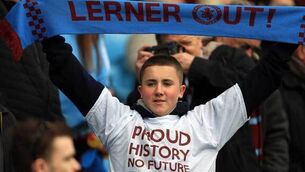 All over for Aston Villa, admits caretaker boss