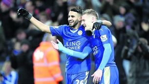 Leicester trio Vardy, Mahrez, and Kante on PFA player shortlist