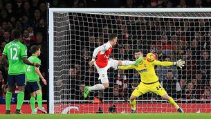 Arsenal v Southampton - Barclays Premier League - The Emirates Stadium