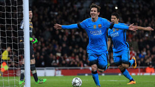 Magical Lionel Messi refuses to accept Arsenal are already goners