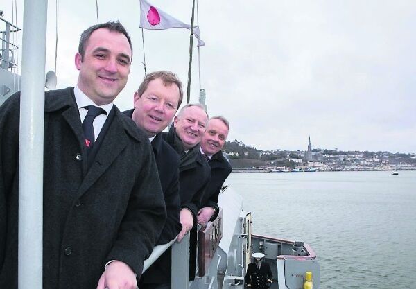 Kieran O’Connell, chairman of Volvo Cork Week, John Roche, admiral Royal Cork Yacht Club, Adrian Yates, MD Volvo Car Ireland and Mark Whitaker, Johnson & Perrott Motor Group at the launch of the Volvo Cork Week 2016. Kieran O’Connell, chairman of Volvo Cork Week, John Roche, admiral Royal Cork Yacht Club, Adrian Yates, MD Volvo Car Ireland and Mark Whitaker, Johnson & Perrott Motor Group at the launch of the Volvo Cork Week 2016.