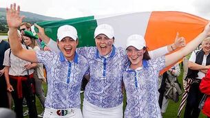 Leona Maguire and Olivia Mehaffey set up Curtis Cup victory