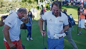 Victor Dubuisson’s title as Shane Lowry straightens up