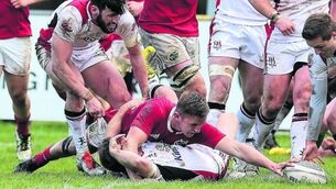 Tommy Bowe returns as Ravens edge Munster A