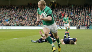 Keith Earls declines offer to lead team on 50th cap