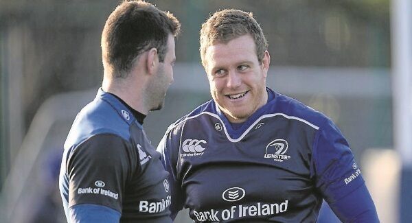 UP FOR IT? Leinster’s Sean Cronin, right, talking with Fergus McFadden, ahead oftomorrow’s crucial Pro12game at Thomond Park. Picture Seb Daly/ Sportsfile UP FOR IT? Leinster’s Sean Cronin, right, talking with Fergus McFadden, ahead oftomorrow’s crucial Pro12game at Thomond Park. Picture Seb Daly/ Sportsfile