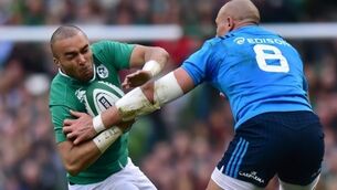 Simon Zebo needs some arm around the shoulder encouragement