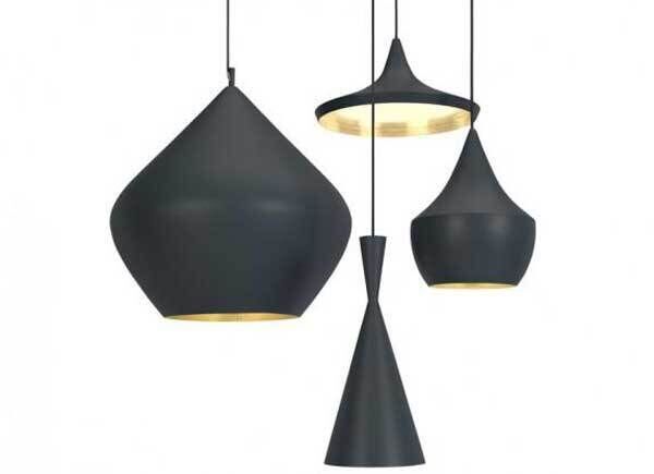 Tom Dixon beat pendants in black are the most copied style in interior lighting at the moment. Sleek and unfussy, with highly reflective, beaten copper interiors. From €386, www.williedugganlighting.com