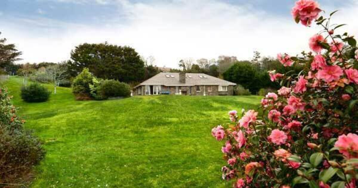 Fronting Caragh Lake, this property has stunning views in Co Kerry