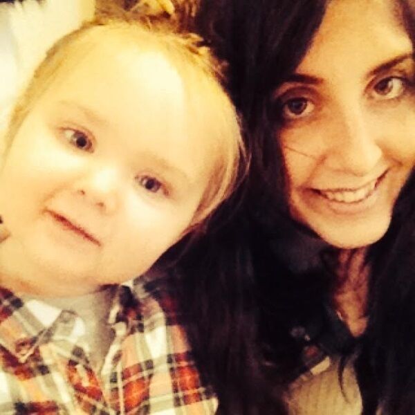 Kristian O Leary with her daughter, Rue