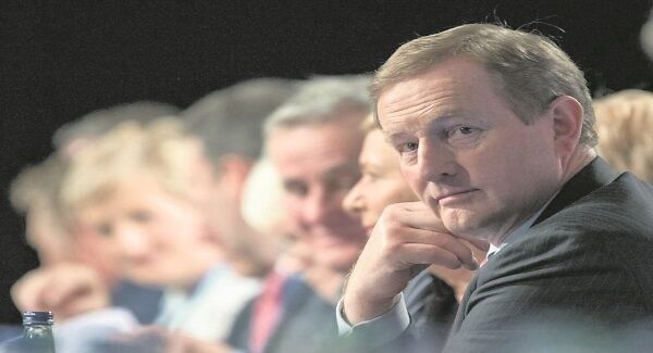 Taoiseach Enda Kenny at the opening session of the 78th Fine Gael ard fheis. Picture: Barry Cronin