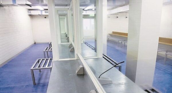 Prisoner (L) and visitor (R) meeting room in the new Cork Prison. Picture: Daragh Mc Sweeney/Provision
