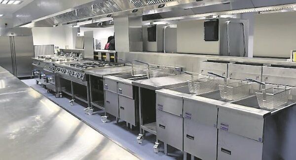 The prison’s cooking area. The governor said a better environment will help prisoners through their sentence. Picture: Eddie O’Hare