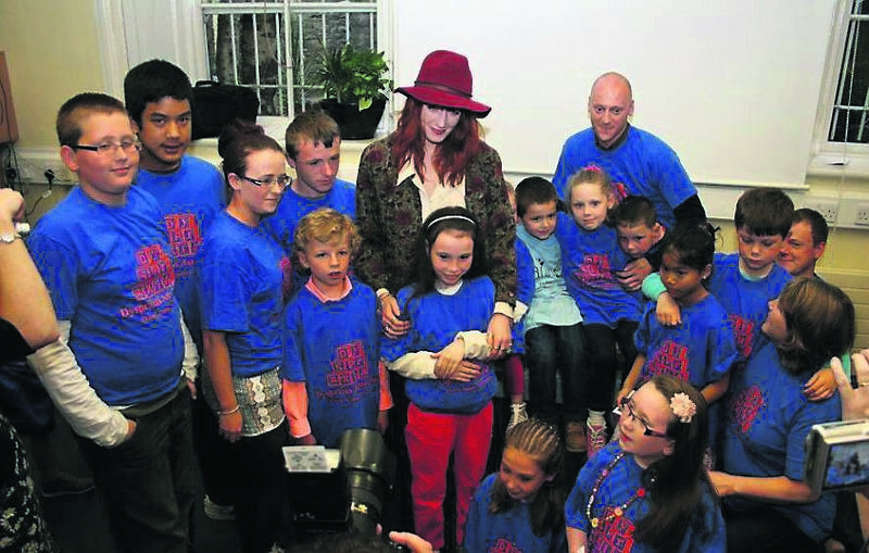 Florence Welch meets with others who have dyspraxia. Picture Nick Bradshaw Florence Welch meets with others who have dyspraxia. Picture Nick Bradshaw