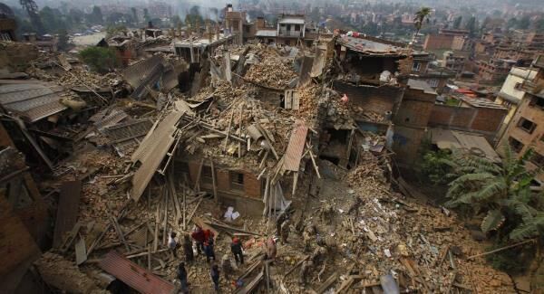 Aftermath of the earthquake