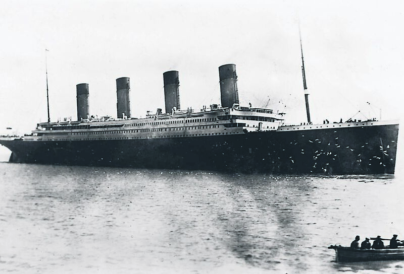 One of the last photos taken of the Titanic at Cobh. The White Star pier, from which 123 passengers were transferred to the ill-fated liner, had fallen into disrepair in recent years. Urgent repair work has preserved it from further erosion. Picture: Fr FM Browne SJ Collection