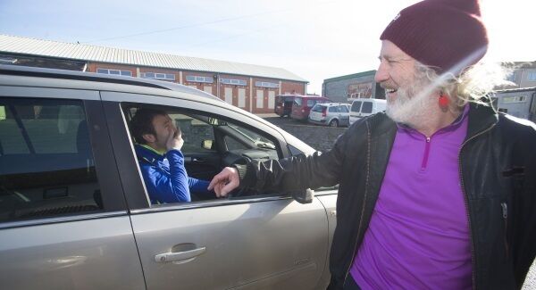 Mick Wallace TD canvassing in New Ross, Co Wexford. Picture: Patrick Browne