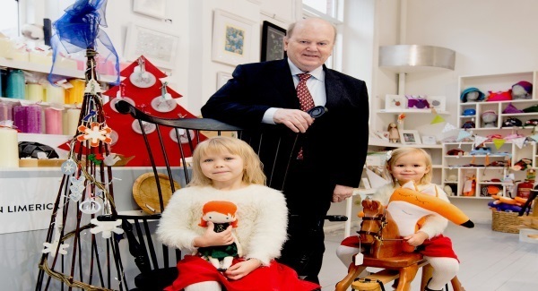 Michael Noonan recalls Christmas presents of old at craft shop launch in Limerick