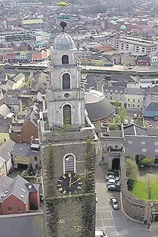 An aerial view of Cork City from a drone flight. You can watch the full video by searching ‘Flight over Cork City’ on YouTube