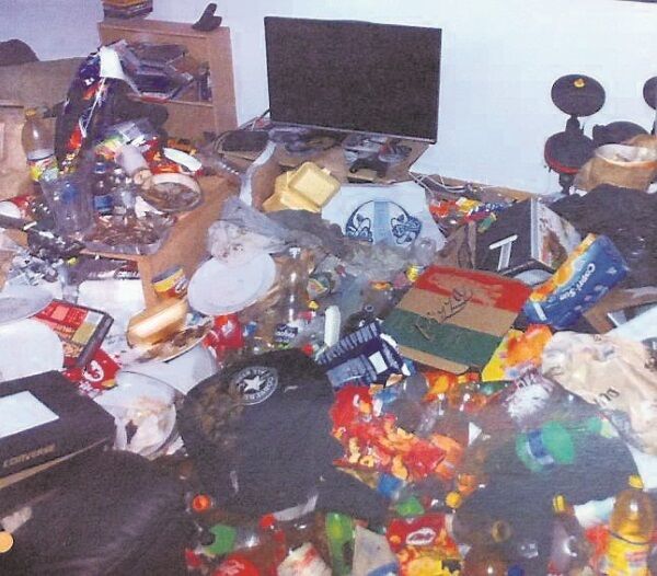 A supplied image of the sitting room of an apartment rented by Robert Kummer who was sentenced at Cork Circuit Criminal Court