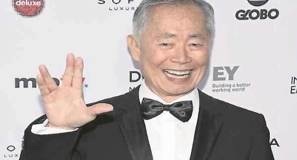 Star Trek actor George Takei at the 43rd International Emmy Awards at New York Hilton