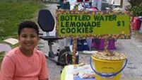 This American boy set up a lemonade stand to fund his own adoption
