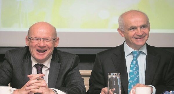 Former president Eddie Downey and former general secretary Pat Smith