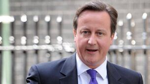 David Cameron denies being a jinx over sporting defeats