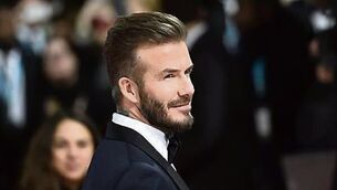 QUIRKY WORLD ... David Beckham scores with hot beverage for patient