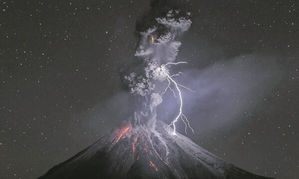 This shot of Colima volcano in Mexico exploding with lightning, ballistic projectiles and incandescent rockfalls, was one of the winners at the World Press Photo awards, as were the others on this page and on today’s back page This shot of Colima volcano in Mexico exploding with lightning, ballistic projectiles and incandescent rockfalls, was one of the winners at the World Press Photo awards, as were the others on this page and on today’s back page