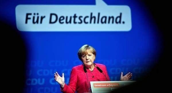 German chancellor Angela Merkel
