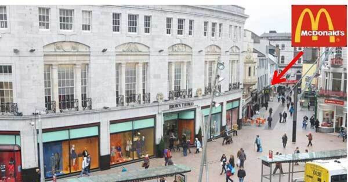 Cork McDonald's building for sale on Winthrop Street