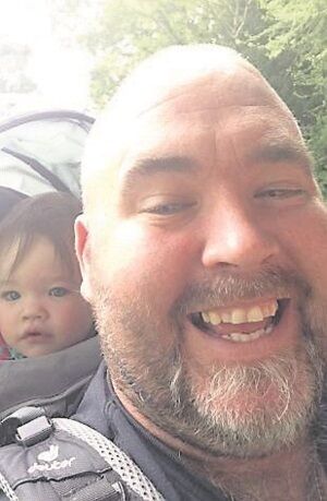 Éanna Gallagher and daughter Siún