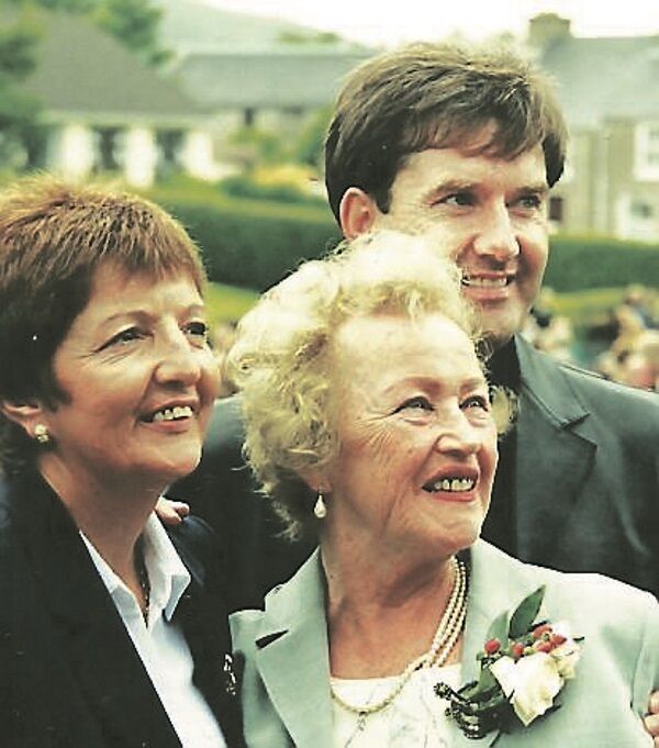 Bridie Gallagher with Daniel O’Donnell and his sister Margo