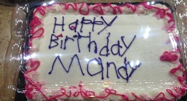 The wonderful reason a woman was glad she accepted this cake from a bakery
