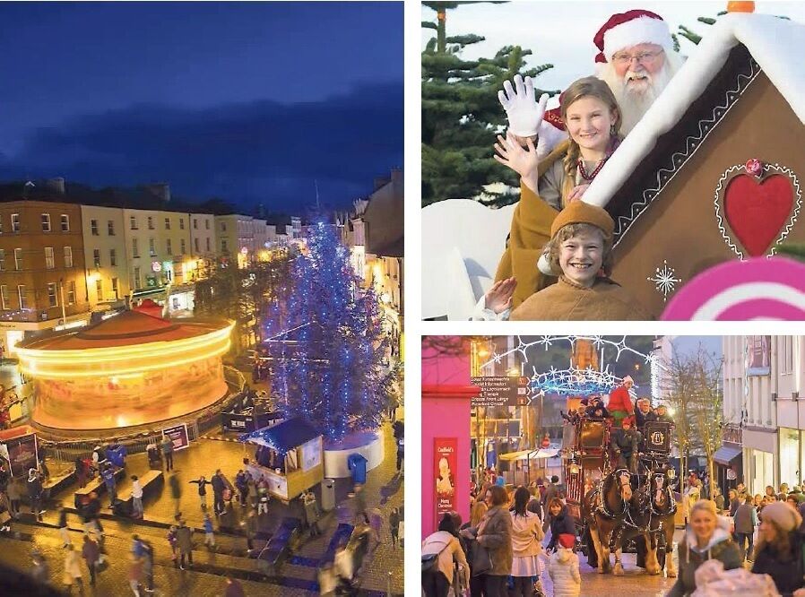 Winterval is along a well-scattered trail, deliberately diverse rather than concentrated in a particular quarter. It means visitors unfamiliar with Waterford’s city streets quickly get their bearings.