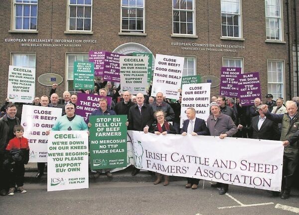 ICSA president Patrick Kent has claimed that the EU Commission has no democratic mandate to push for a trade deal at such a huge cost to the European beef farming sector ICSA president Patrick Kent has claimed that the EU Commission has no democratic mandate to push for a trade deal at such a huge cost to the European beef farming sector