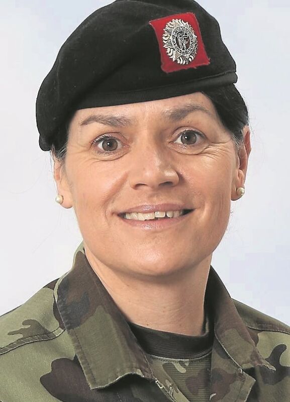 Sgt Rena Kennedy from the Defence Forces