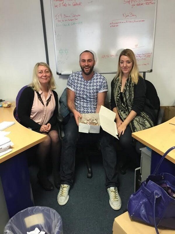 "We did follow up the trick with a treat and dished out cakes to our new neighbours afterwards, who were great sports about the prank"