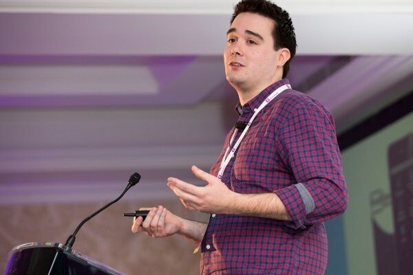 Brendan Finucane, founder of Vconnecta, speaks at National Digital Week in Skibbereen yesterday. Pictures: Emma Jervis Brendan Finucane, founder of Vconnecta, speaks at National Digital Week in Skibbereen yesterday. Pictures: Emma Jervis