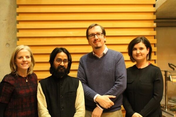 From left to right: Tara Madden, Aseem Trivedi, Fergal Quinn and Muireann Prendergast. Photo credit: Daniel Keating From left to right: Tara Madden, Aseem Trivedi, Fergal Quinn and Muireann Prendergast. Photo credit: Daniel Keating