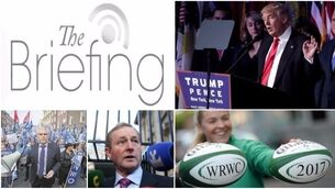 Wednesday lunchtime briefing: Donald Trump elected US President; Kenny offers congratulations. Catch up on the headlines