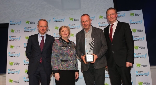 Irish Examiner's Michael Clifford named overall winner at Journalism Awards