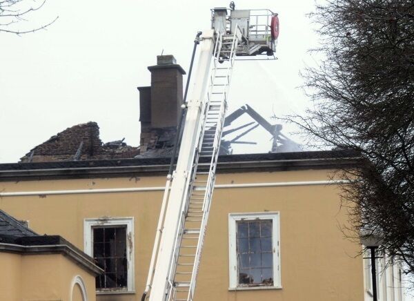 Firefighters at Fortwilliam House on the Clayton Hotel Silver Springs complex. Pictures: Denis Minihane